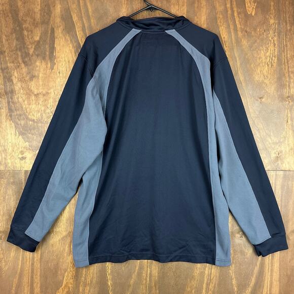 Greg Norman Mens Jacket Black Gray Golf 1/4 Zip Pullover Colorblock Large - Picture 11 of 13